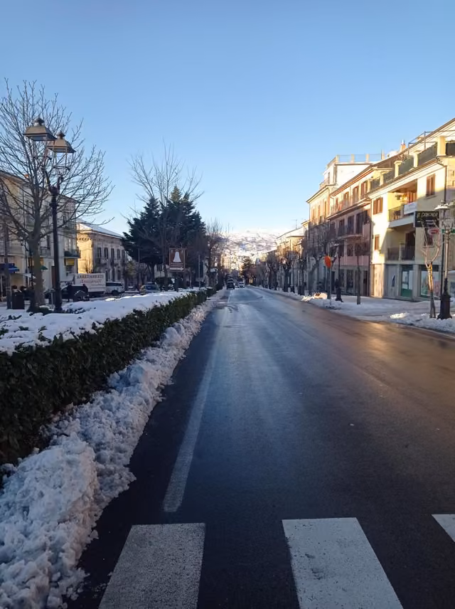 Le vie del centro storico di Agnone vicino al B & B L'ABBRACCIO